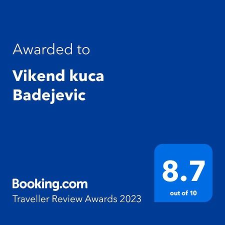 Villa Etno Kuca Badejevic Plavna Esterno foto